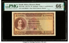 South Africa South African Reserve Bank 10 Shillings 25.11.1954 Pick 90c PMG Gem Uncirculated 66 EPQ. 

HID09801242017

© 2020 Heritage Auctions | All...