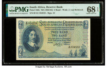 South Africa Republic of South Africa 2 Rand ND (1962-65) Pick 105b PMG Superb Gem Unc 68 EPQ. 

HID09801242017

© 2020 Heritage Auctions | All Rights...