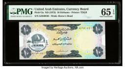 United Arab Emirates Currency Board 10 Dirhams ND (1973) Pick 3a PMG Gem Uncirculated 65 EPQ. 

HID09801242017

© 2020 Heritage Auctions | All Rights ...