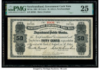 Canada Newfoundland Government Cash Note 50 Cents 1901 NF-3a PMG Very Fine 25. Although considered Canada for the sake of organization, Newfoundland w...