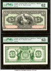 Canada Kingston, Jamaica- Canadian Bank of Commerce 5 Pounds 1.3.1921 Ch.# 75-24-04Pa Front and Back Proofs PMG Uncirculated 62; Choice Uncirculated 6...