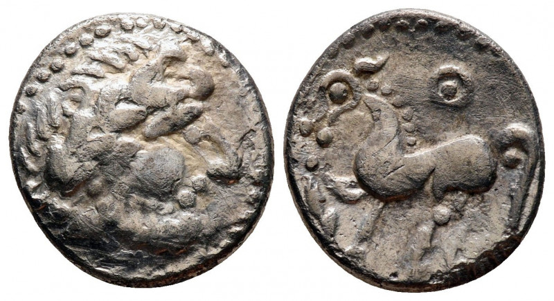 Drachm AR
Imitation of Philip II of Macedon, c. 200-100 BC, Eastern Europe
13 ...