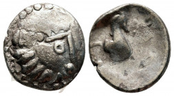 Drachm AR
Imitation of Philip II of Macedon, c. 200-100 BC, Eastern Europe
12 mm, 1,40 g