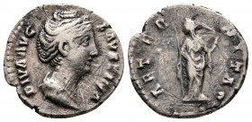 Denarius AR
Diva Faustina, Diva Faustina I, AD 140-141, Rome
17 mm, 2,80 g