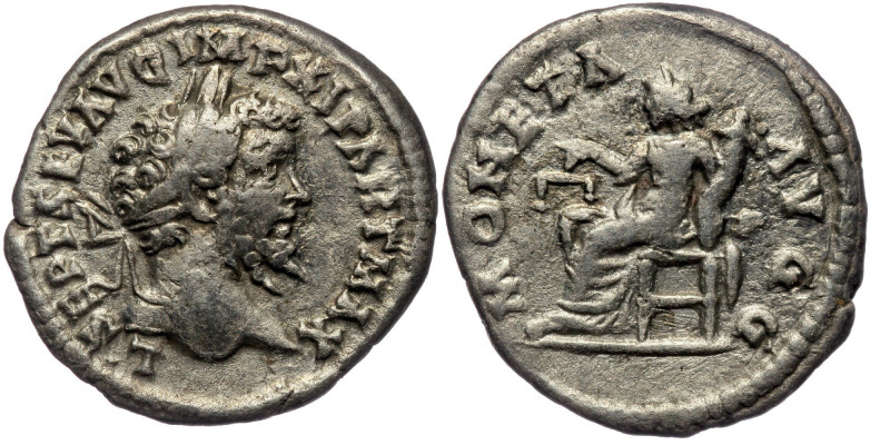 Denarius AR
Septimius Severus (193-211), Laodikeia ad Mare, Laureate head right...