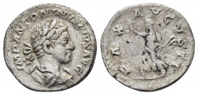 Denarius AR
Elagabalus (218-222), Rome, IMP ANTONINVS PIVS AVG, Bust of Elagabalus, laureate, draped, right / PAX AVGVSTI, Pax, draped, walking left,...