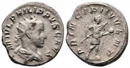Antoninianus AR
Philip II (244-246), Rome
20 mm, 3,80 g