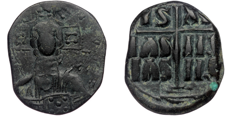 Follis Æ
Roman III or Michael IV (1028-1034 or 1034-1041), Anonymous Follis
29...