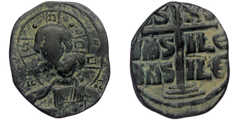Follis Æ
Roman III or Michael IV (1028-1034 or 1034-1041), Anonymous Follis
29...