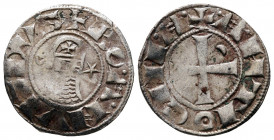 Denier AR
Crusaders, Principality of Antioch, Bohemond III (1163-1201)
16 mm, 1 g