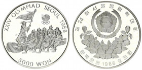 5000 Won AR
Korea, Olympic Games 1988, 1/2 oz
16,81 g