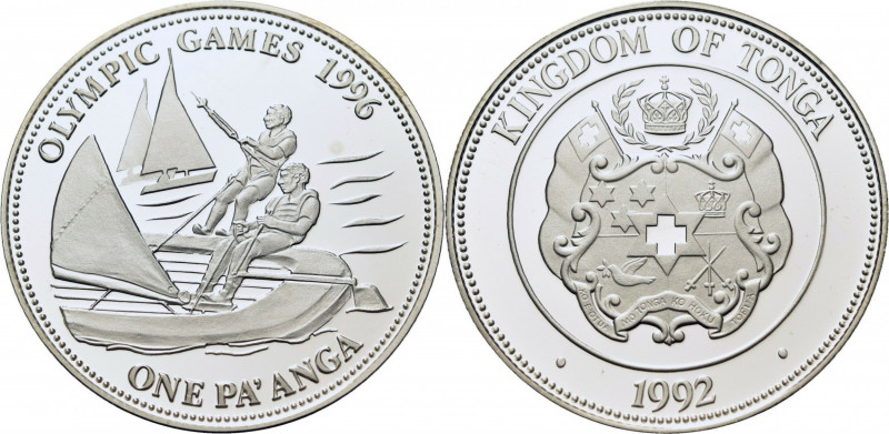 1 Pa'anga AR
Tonga, Olympic Games, Atlanta 1992
40 mm, 31,55 g