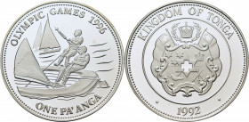 1 Pa'anga AR
Tonga, Olympic Games, Atlanta 1992
40 mm, 31,55 g
