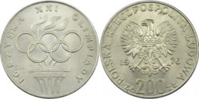 200 Zlotych AR
Poland, XXI Olympic Games, Silver 625/1000