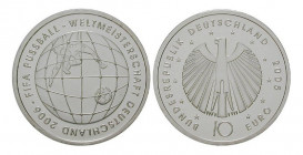 10 Euro AR
FIFA Weltmeisterschaft Deutschland 2006
32 mm, 16,5 g