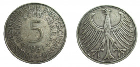 5 DM AR
Germany, 1951 G