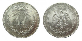 Peso AR
Mexico, 1943, Silver 720/1000