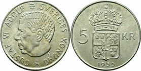 5 Kronor AR
Sweden, Gustav VI Adolf (1950-73), Stockholm
34 mm, 18 g