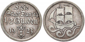 ½ Gulden
Danzig, 1923