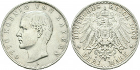 3 Mark AR
Bayern, 1909, Otto (1886-1913)
33 mm, 16,60 g
AKS 202