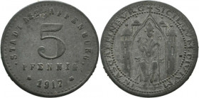 5 Pfennig Zn
Aschafenburg, 1917
20 mm