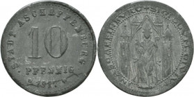 10 Pfennig Zn
Aschafenburg, 1917
20 mm