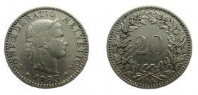 20 Centimes
Schweiz, 1883
2g