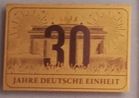 1/500 oz, Gold 999/1000, 30 Jahre Deutsche Einheit