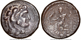 MACEDONIAN KINGDOM. Alexander III the Great (336-323 BC). AR tetradrachm (25mm, 17.23 gm, 6h). NGC Choice VF 5/5 - 2/5. Posthumous issue of Ake or Tyr...