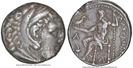 MACEDONIAN KINGDOM. Alexander III the Great (336-323 BC). AR tetradrachm (24mm, 17.09 gm, 8h). NGC Choice VF 3/5 - 3/5. Posthumous issue of Amphipolis...