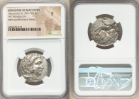 MACEDONIAN KINGDOM. Alexander III the Great (336-323 BC). AR tetradrachm (25mm, 8h). NGC Fine. Lifetime issue of Sidon, year 1 or 2 (333/2-332/1 BC). ...