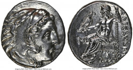 MACEDONIAN KINGDOM. Alexander III the Great (336-323 BC). AR drachm (17mm, 4.13gm, 11h). NGC MS 5/5 - 3/5. Posthumous issue of Abydus, ca. 310-301 BC....