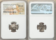 MACEDONIAN KINGDOM. Alexander III the Great (336-323 BC). AR drachm (16mm, 12h). NGC Choice VF. Late lifetime-early posthumous issue of Sardes, ca. 32...