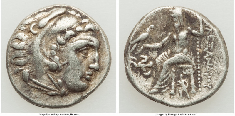 MACEDONIAN KINGDOM. Alexander III the Great (336-323 BC). AR drachm (17mm, 4.17g...