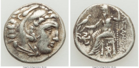MACEDONIAN KINGDOM. Alexander III the Great (336-323 BC). AR drachm (17mm, 4.17gm, 1h). VF. Early posthumous issue of Lampsacus, ca. 310-301 BC. Head ...