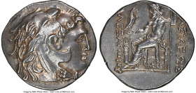 THRACE. Cabyle. Ca. 225-215 BC. AR tetradrachm (29mm, 16.86 gm, 12h). NGC Choice AU 4/5 - 3/5. Posthumous issue in the name and types of Alexander III...