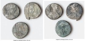 ANCIENT LOTS. Oriental. Nabataean Kingdom. Lot of four (3) AR drachms. VF. Includes: AR drachms (3) of various rulers and types. Total three (3) coins...