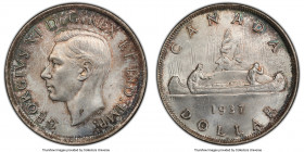 George VI Dollar 1937 MS64 PCGS, Royal Canadian mint, KM37. 

HID09801242017

© 2020 Heritage Auctions | All Rights Reserved