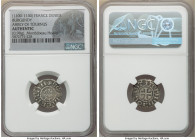 Burgundy. Abbey of Tournus 3-Piece Lot of Certified Deniers ND (1100-1140) Authentic NGC, PdA-5610. Weights range from 0.87-0.98gm. +SCS VALERIAN, bea...