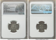 Nevers. Robert of Flanders Denier ND (1271-1296) Authentic NGC, Rob-4586, PdA-2153. 20mm. 0.98gm. 

HID09801242017

© 2020 Heritage Auctions | All...