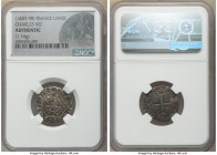 Charles VIII Liard ND (1483-1498) Authentic NGC, 20mm. 1.16gm. 

HID09801242017

© 2020 Heritage Auctions | All Rights Reserved