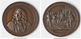 Prussia copper "Ludwig the Elder" Medal ND (c. 1850) AU, 50.3mm. 65.99gm. By Voigt. LUDWIG D AELT MARKGR ZU BRANDENB U LAUS D H R R OBERST KAEMMERER 1...