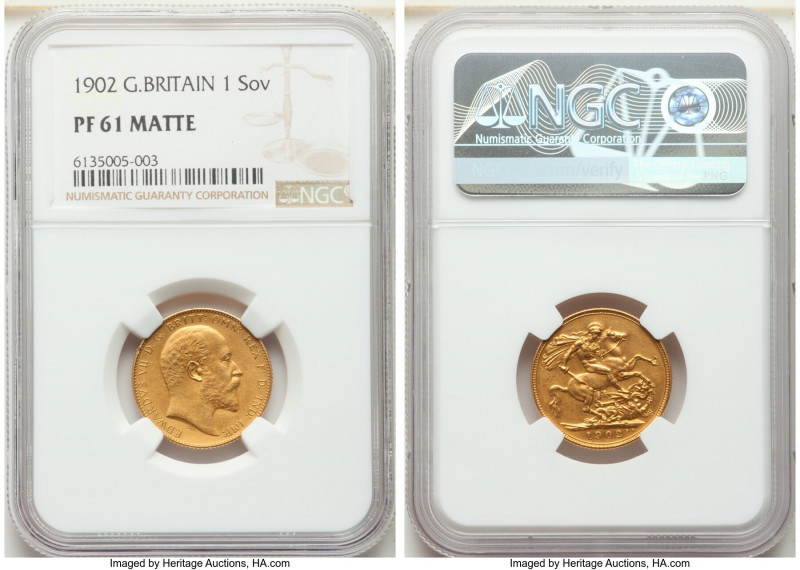 Edward VII gold Matte Proof Sovereign 1902 PR61 NGC, KM805, S-3969.

HID098012...