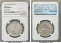 British India. George VI 1/2 Rupee 1945-L AU Details (Cleaned) NGC, KM552. Open 5. 

HID09801242017

© 2020 Heritage Auctions | All Rights Reserve...