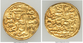 Ottoman Empire. Suleyman I (AH 926-974 / AD 1520-1566) gold Sultani AH 926 (AD 1520/1521) VF, Constantinople mint (in Turkey), A-1317. 18.5mm. 3.41gm....