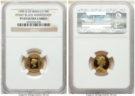 British Dependency. Elizabeth II Proof gold "Penny Black Anniversary" 1/10 Crown 1990 PR69 Ultra Cameo NGC, Pobjoy mint, KM1427. One year type. AGW 0....