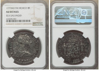 Charles III "La Boussole" Shipwreck 8 Reales 1777 Mo-FM AU Details (Sea Salvaged) NGC, Mexico City mint, KM106.2. Includes notarized certificate indic...
