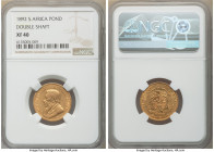 Republic gold "Double Shaft" Pond 1892 XF40 NGC, Berlin mint, KM10.1. Double-shaft variety. 

HID09801242017

© 2020 Heritage Auctions | All Right...