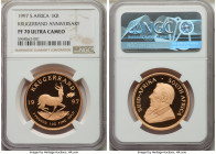 Republic gold Proof Krugerrand 1997 PR70 Ultra Cameo NGC, South African mint, KM73. 30th Anniversary of Krugerrand privy mark.

HID09801242017

© ...