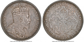 British Colony. Edward VII Dollar 1903-B AU55 NGC, Bombay mint, KM25. Raised mintmark variety. 

HID09801242017

© 2020 Heritage Auctions | All Ri...